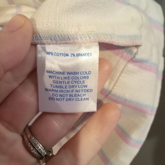 NWT Southern Tide pink blue striped cotton dress size S - Picture 6 of 6